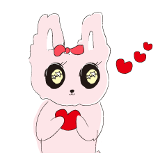 Lineスタンプ ゆるかわいい イラスト うさぎ くまちゃん 8種類 1円