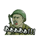 ミリタリー劇画スタンプ ノルマンディー編（個別スタンプ：4）