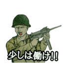 ミリタリー劇画スタンプ ノルマンディー編（個別スタンプ：8）