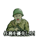 ミリタリー劇画スタンプ ノルマンディー編（個別スタンプ：11）