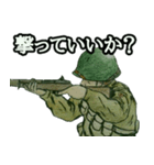ミリタリー劇画スタンプ ノルマンディー編（個別スタンプ：12）