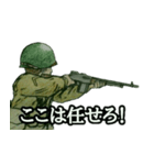 ミリタリー劇画スタンプ ノルマンディー編（個別スタンプ：14）