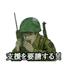 ミリタリー劇画スタンプ ノルマンディー編（個別スタンプ：28）