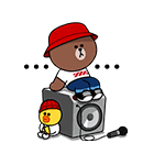 ビートブラウン（個別スタンプ：24）