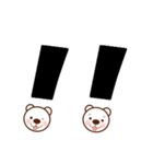 デカ文字くまさん（個別スタンプ：5）