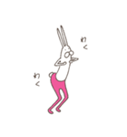 うさぎタイツと説明中 2（個別スタンプ：18）