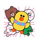 夏のぷにかわ★LINEキャラクターズ（個別スタンプ：11）