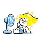 夏のぷにかわ★LINEキャラクターズ（個別スタンプ：15）