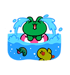 夏のぷにかわ★LINEキャラクターズ（個別スタンプ：19）