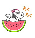 スヌーピー 夏のアニメスタンプ（個別スタンプ：6）