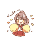 りんごちゃんとねこ（個別スタンプ：9）