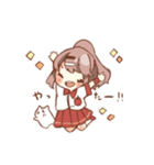 りんごちゃんとねこ（個別スタンプ：10）
