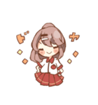 りんごちゃんとねこ（個別スタンプ：12）