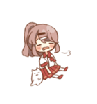 りんごちゃんとねこ（個別スタンプ：14）