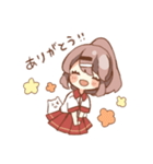 りんごちゃんとねこ（個別スタンプ：22）