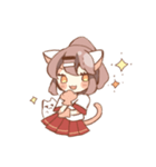 りんごちゃんとねこ（個別スタンプ：25）