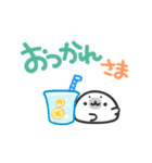 デカ文字アザラシ♪（個別スタンプ：6）