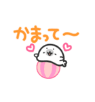 デカ文字アザラシ♪（個別スタンプ：18）