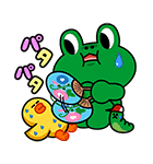 LINEキャラクターズ 夏休みスタンプ（個別スタンプ：4）