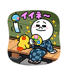 LINEキャラクターズ 夏休みスタンプ（個別スタンプ：6）