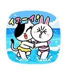 LINEキャラクターズ 夏休みスタンプ（個別スタンプ：7）