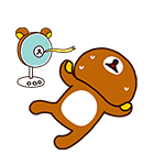 リラックマ夏休みスタンプ（個別スタンプ：16）