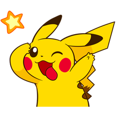 [LINEスタンプ] ボイス付き♪ピカチュウのにぎやかスタンプ