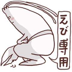 [LINEスタンプ] 【えび】と呼ばれる人専用