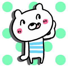 [LINEスタンプ] ほのぼのくまへい