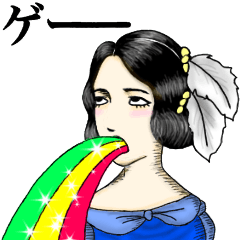 [LINEスタンプ] 動く！アール・ヌーヴォーをクレイジーに