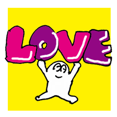 [LINEスタンプ] 大丈夫なきもちになる LOVEを伝えよう