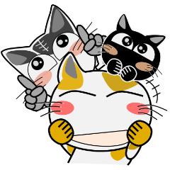[LINEスタンプ] よく使う言葉で、猫ざんまい