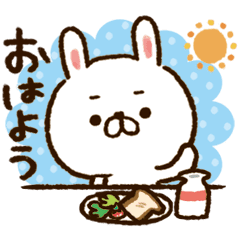 [LINEスタンプ] 動く！毎日使える★ゆるうさ ②【返信】
