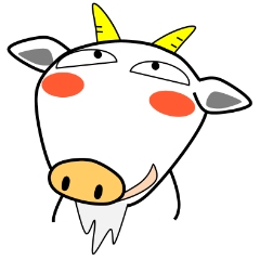 [LINEスタンプ] はい、しろヤギさん